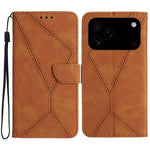 Custodia in pelle goffrata per iPhone 16 compatibile