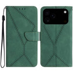 Custodia in pelle goffrata per iPhone 16 compatibile