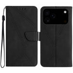 Custodia in pelle goffrata per iPhone 16 compatibile