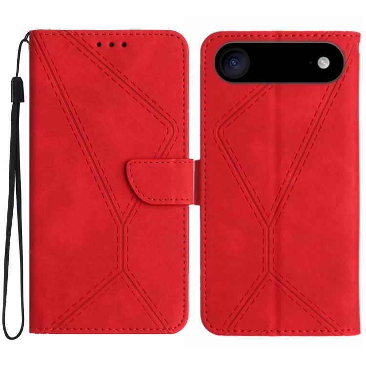 Custodia in pelle goffrata per iPhone 15 e 16