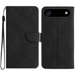 Custodia in pelle goffrata per iPhone 15 e 16