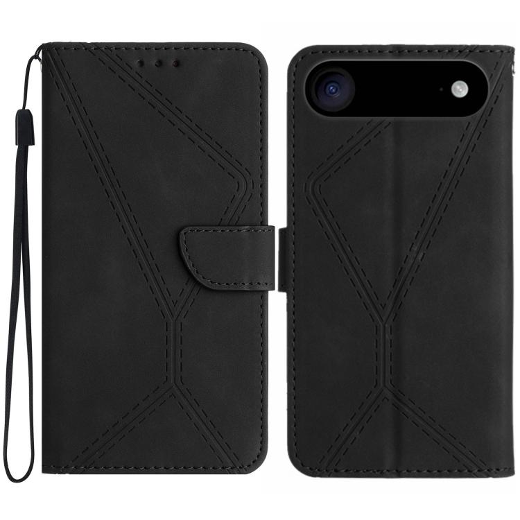 Custodia in pelle goffrata per iPhone 15 e 16