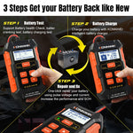 KONNWEI KW520 12V / 24V 3 in 1 tester batteria auto con funzione di rilevamento e riparazione e ricarica, KW520