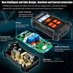 KONNWEI KW520 12V / 24V 3 in 1 tester batteria auto con funzione di rilevamento e riparazione e ricarica, KW520