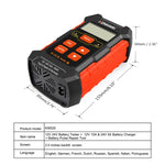 KONNWEI KW520 12V / 24V 3 in 1 tester batteria auto con funzione di rilevamento e riparazione e ricarica, KW520