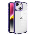 Custodia per telefono con cornice in cristallo TPU + PC elettrolitico, For iPhone 14 Plus, For iPhone 14, For iPhone 14 Pro, For iPhone 14 Pro Max