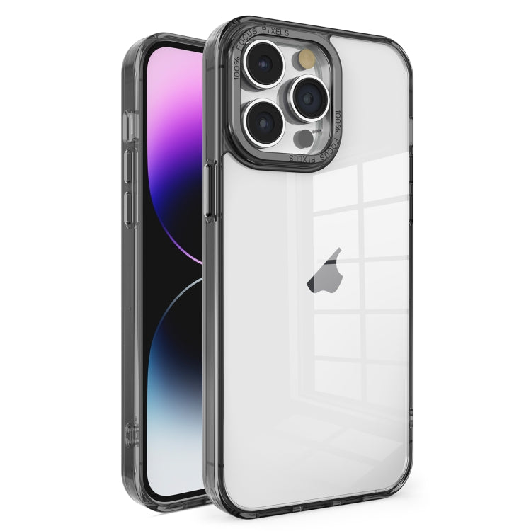 Custodia per telefono con cornice in cristallo TPU + PC elettrolitico, For iPhone 14 Plus, For iPhone 14, For iPhone 14 Pro, For iPhone 14 Pro Max
