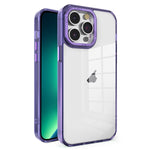 Custodia per telefono con cornice in cristallo TPU + PC elettrolitico, For iPhone 13 Pro Max, For iPhone 13 Pro, For iPhone 13, For iPhone 12