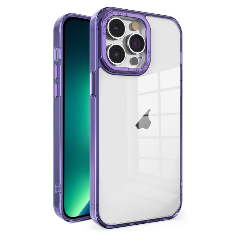 Custodia per telefono con cornice in cristallo TPU + PC elettrolitico, For iPhone 13 Pro Max, For iPhone 13 Pro, For iPhone 13, For iPhone 12