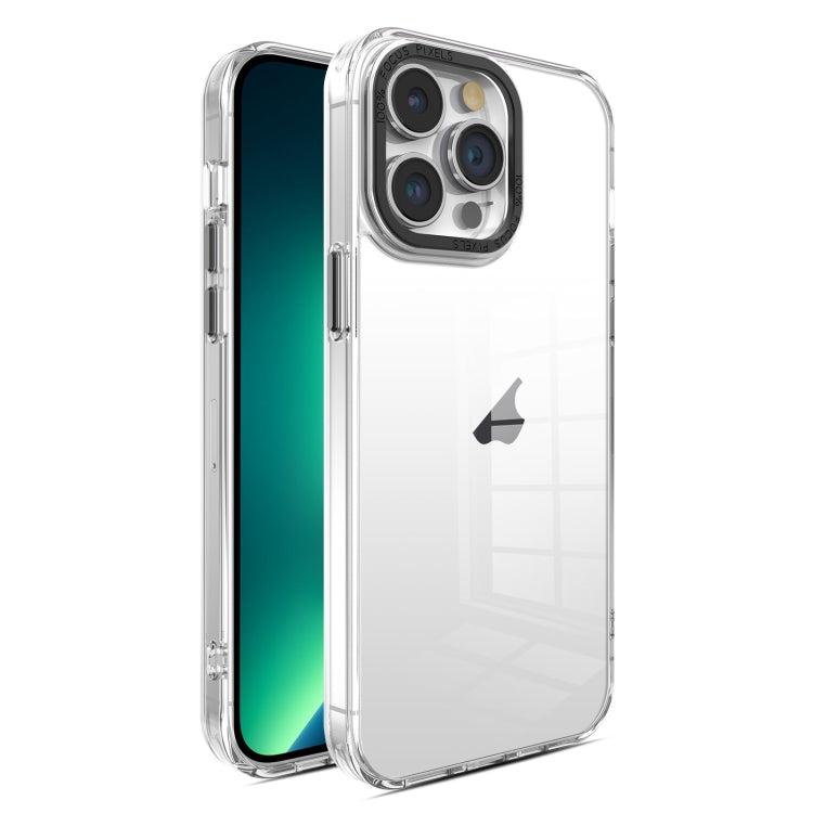 Custodia per telefono con cornice in cristallo TPU + PC elettrolitico, For iPhone 13 Pro Max, For iPhone 13 Pro, For iPhone 13, For iPhone 12