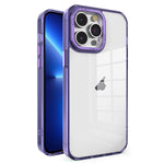 Custodia per telefono con cornice in cristallo TPU + PC elettrolitico, For iPhone 13 Pro Max, For iPhone 13 Pro, For iPhone 13, For iPhone 12