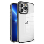 Custodia per telefono con cornice in cristallo TPU + PC elettrolitico, For iPhone 13 Pro Max, For iPhone 13 Pro, For iPhone 13, For iPhone 12