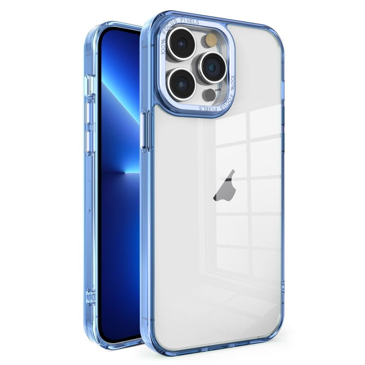 Custodia per telefono con cornice in cristallo TPU + PC elettrolitico, For iPhone 13 Pro Max, For iPhone 13 Pro, For iPhone 13, For iPhone 12