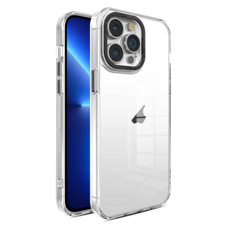 Custodia per telefono con cornice in cristallo TPU + PC elettrolitico, For iPhone 13 Pro Max, For iPhone 13 Pro, For iPhone 13, For iPhone 12