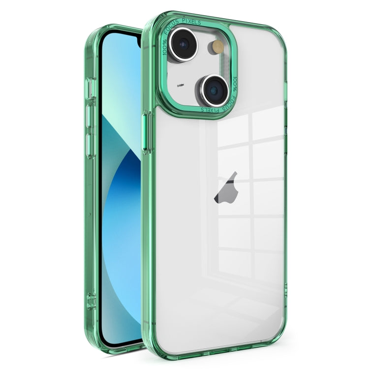 Custodia per telefono con cornice in cristallo TPU + PC elettrolitico, For iPhone 13 Pro Max, For iPhone 13 Pro, For iPhone 13, For iPhone 12