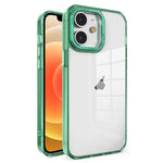 Custodia per telefono con cornice in cristallo TPU + PC elettrolitico, For iPhone 13 Pro Max, For iPhone 13 Pro, For iPhone 13, For iPhone 12