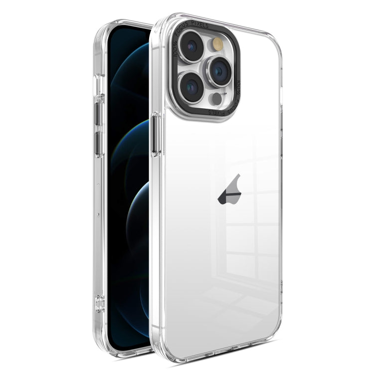 Custodia TPU con cornice in cristallo per iPhone 12 Pro Max