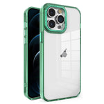 Custodia TPU con cornice in cristallo per iPhone 12 Pro Max