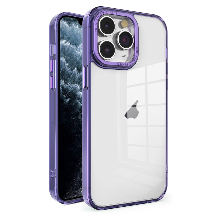 Custodia TPU con cornice in cristallo per iPhone 12 Pro Max