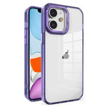 Custodia TPU con cornice in cristallo per iPhone 12 Pro Max
