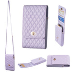 Borsa per telefono a tracolla verticale BFB01 in PU a tracolla, BFB01