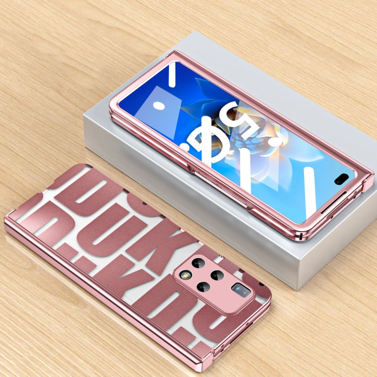 Custodia per telefono pieghevole galvanica integrata con cerniera, For Huawei Mate X2