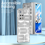 Custodia per telefono pieghevole galvanica integrata con cerniera, For Huawei Mate X2