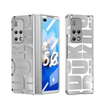 Custodia per telefono pieghevole galvanica integrata con cerniera, For Huawei Mate X2
