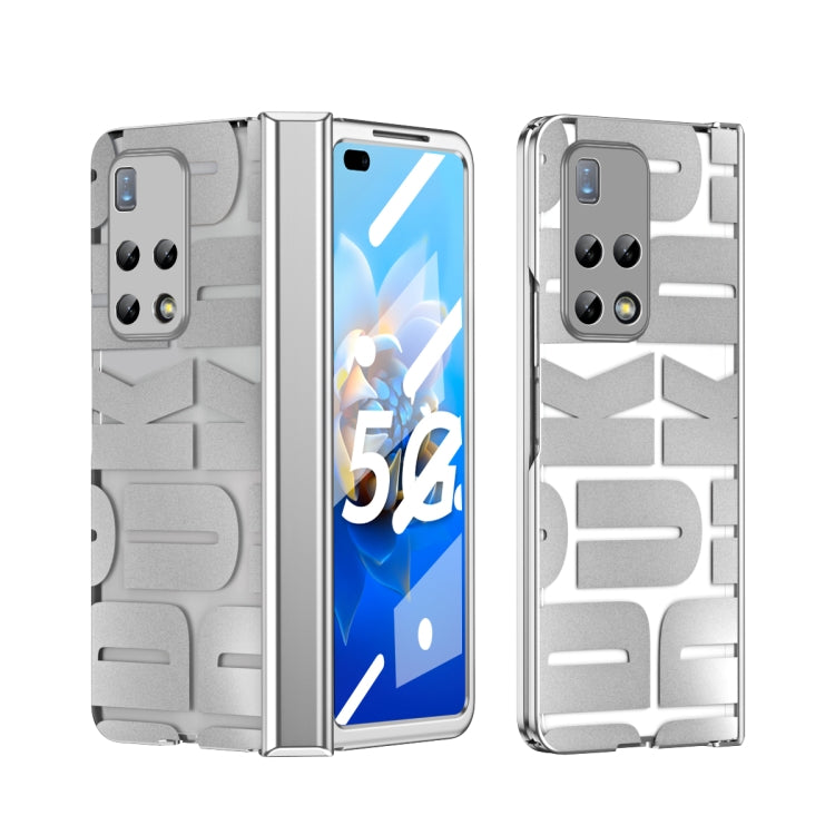Custodia per telefono pieghevole galvanica integrata con cerniera, For Huawei Mate X2