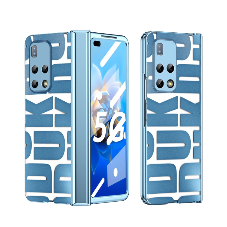Custodia per telefono pieghevole galvanica integrata con cerniera, For Huawei Mate X2