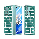 Custodia per telefono pieghevole galvanica integrata con cerniera, For Huawei Mate X2