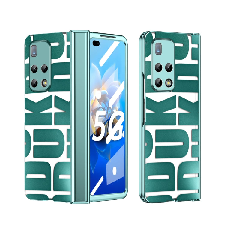 Custodia per telefono pieghevole galvanica integrata con cerniera, For Huawei Mate X2