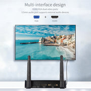 Trasmettitore e ricevitore HDMI wireless Measy UHD200, distanza di trasmissione: 100 m, Wireless Transmitter and Receiver 100m