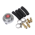 Valvola di regolazione della pressione del carburante regolabile manualmente da 1 a 5 psi per auto da 8 mm e 10 mm
