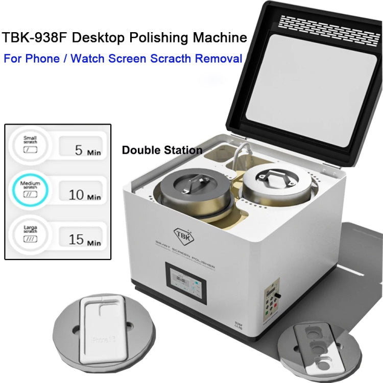 TBK 938F Automatic Grinding Polisher Display Scratch Removal Machine, EU, AU, UK, US