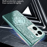Custodia per telefono all-inclusive con placcatura elettrolitica integrata Legenda meccanica, For OPPO Find N2, For OPPO Find N