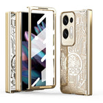 Custodia per telefono all-inclusive con placcatura elettrolitica integrata Legenda meccanica, For OPPO Find N2, For OPPO Find N