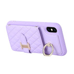 Custodia per telefono con porta carte orizzontale con porta carte con doppio cordino, For iPhone XS Max