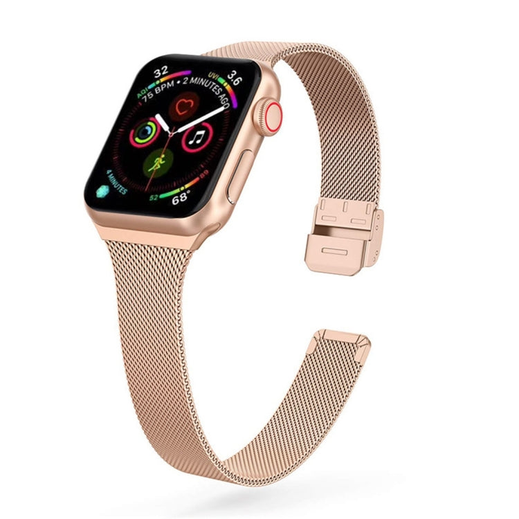Cinturino in acciaio inossidabile milanese, For Apple Watch Series 8&7 41mm / SE 2&6&SE&5&4 40mm / 3&2&1 38mm, For Apple Watch Ultra 49mm / Series 8&7 45mm / SE 2&6&SE&5&4 44mm / 3&2&1 42mm                                                               ...
