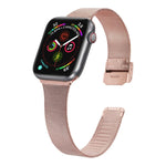 Cinturino in acciaio inossidabile milanese, For Apple Watch Series 8&7 41mm / SE 2&6&SE&5&4 40mm / 3&2&1 38mm, For Apple Watch Ultra 49mm / Series 8&7 45mm / SE 2&6&SE&5&4 44mm / 3&2&1 42mm                                                               ...
