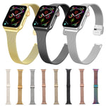 Cinturino in acciaio inossidabile milanese, For Apple Watch Series 8&7 41mm / SE 2&6&SE&5&4 40mm / 3&2&1 38mm, For Apple Watch Ultra 49mm / Series 8&7 45mm / SE 2&6&SE&5&4 44mm / 3&2&1 42mm                                                               ...