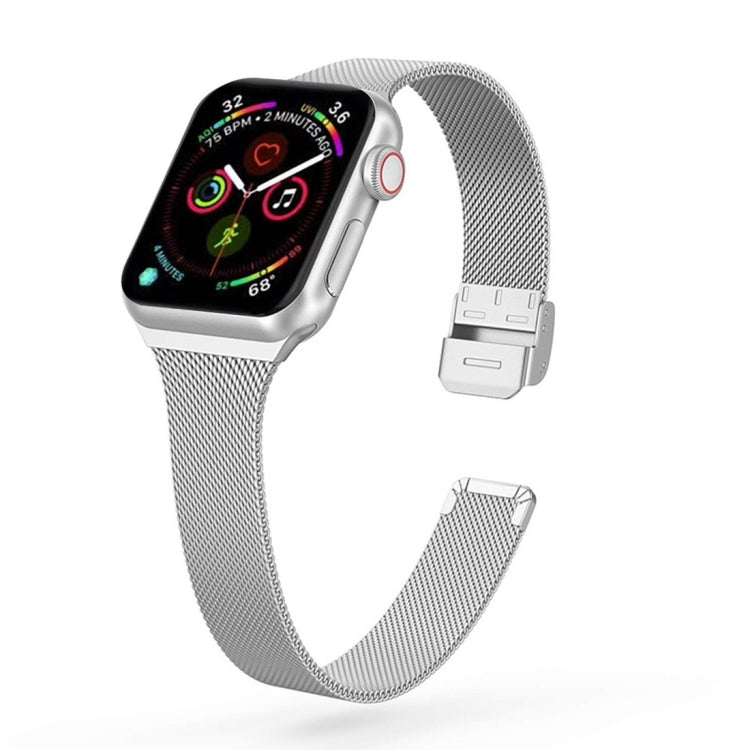 Cinturino in acciaio inossidabile milanese, For Apple Watch Series 8&7 41mm / SE 2&6&SE&5&4 40mm / 3&2&1 38mm, For Apple Watch Ultra 49mm / Series 8&7 45mm / SE 2&6&SE&5&4 44mm / 3&2&1 42mm                                                               ...