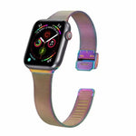 Cinturino in acciaio inossidabile milanese, For Apple Watch Series 8&7 41mm / SE 2&6&SE&5&4 40mm / 3&2&1 38mm, For Apple Watch Ultra 49mm / Series 8&7 45mm / SE 2&6&SE&5&4 44mm / 3&2&1 42mm                                                               ...