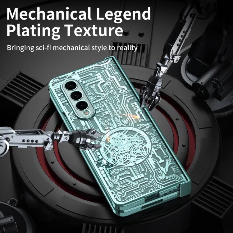Custodia per telefono all-inclusive con placcatura elettrolitica integrata Legenda meccanica, For Samsung Galaxy Z Fold3 5G, For Samsung Galaxy Z Fold2 5G