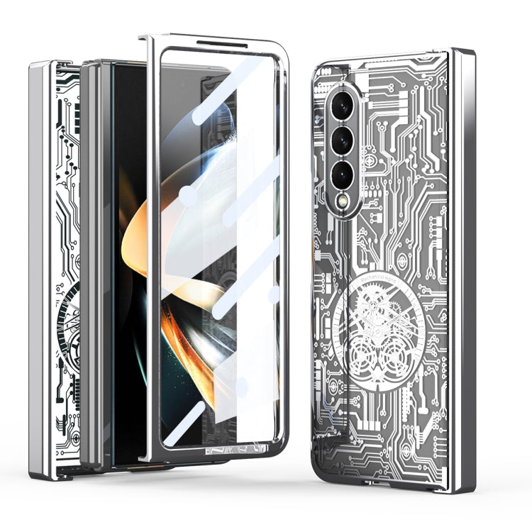 Custodia per telefono all-inclusive con placcatura elettrolitica integrata Legenda meccanica, For Samsung Galaxy Z Fold3 5G, For Samsung Galaxy Z Fold2 5G