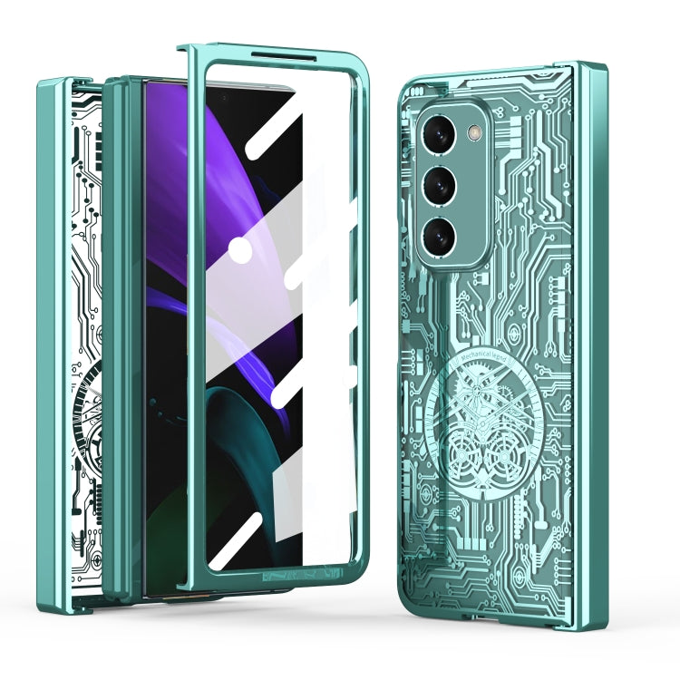 Custodia per telefono all-inclusive con placcatura elettrolitica integrata Legenda meccanica, For Samsung Galaxy Z Fold3 5G, For Samsung Galaxy Z Fold2 5G