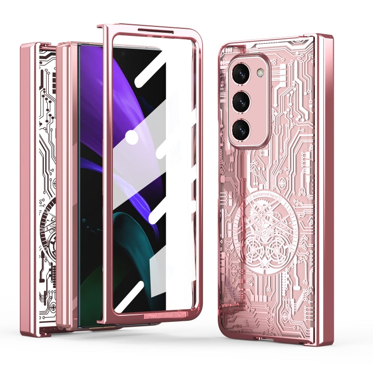 Custodia per telefono all-inclusive con placcatura elettrolitica integrata Legenda meccanica, For Samsung Galaxy Z Fold3 5G, For Samsung Galaxy Z Fold2 5G
