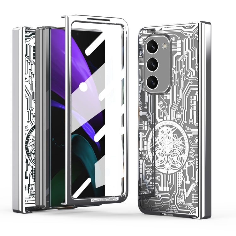 Custodia per telefono all-inclusive con placcatura elettrolitica integrata Legenda meccanica, For Samsung Galaxy Z Fold3 5G, For Samsung Galaxy Z Fold2 5G