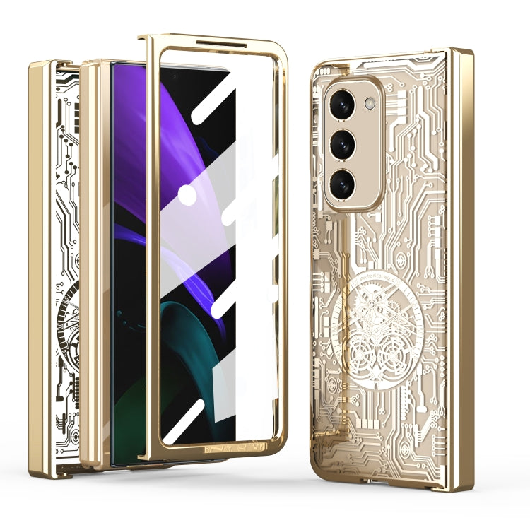 Custodia per telefono all-inclusive con placcatura elettrolitica integrata Legenda meccanica, For Samsung Galaxy Z Fold3 5G, For Samsung Galaxy Z Fold2 5G