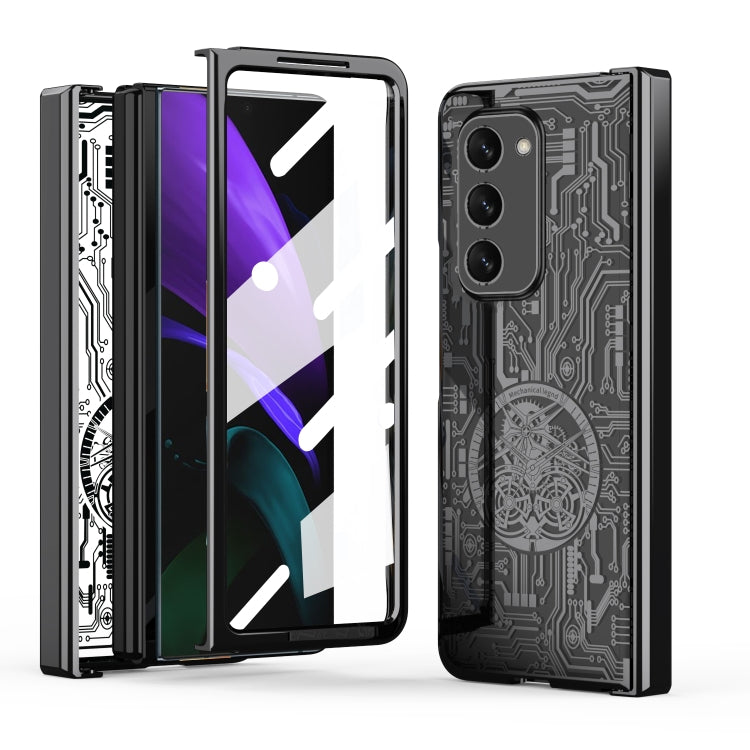 Custodia per telefono all-inclusive con placcatura elettrolitica integrata Legenda meccanica, For Samsung Galaxy Z Fold3 5G, For Samsung Galaxy Z Fold2 5G